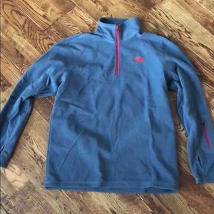 Men’s NorthFace fleece half zip